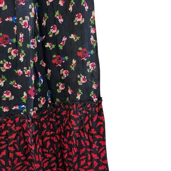 The Pyramid Collection Medium Midi Maxi Dress Prairie Prairiecore Black Womens - Picture 12 of 16